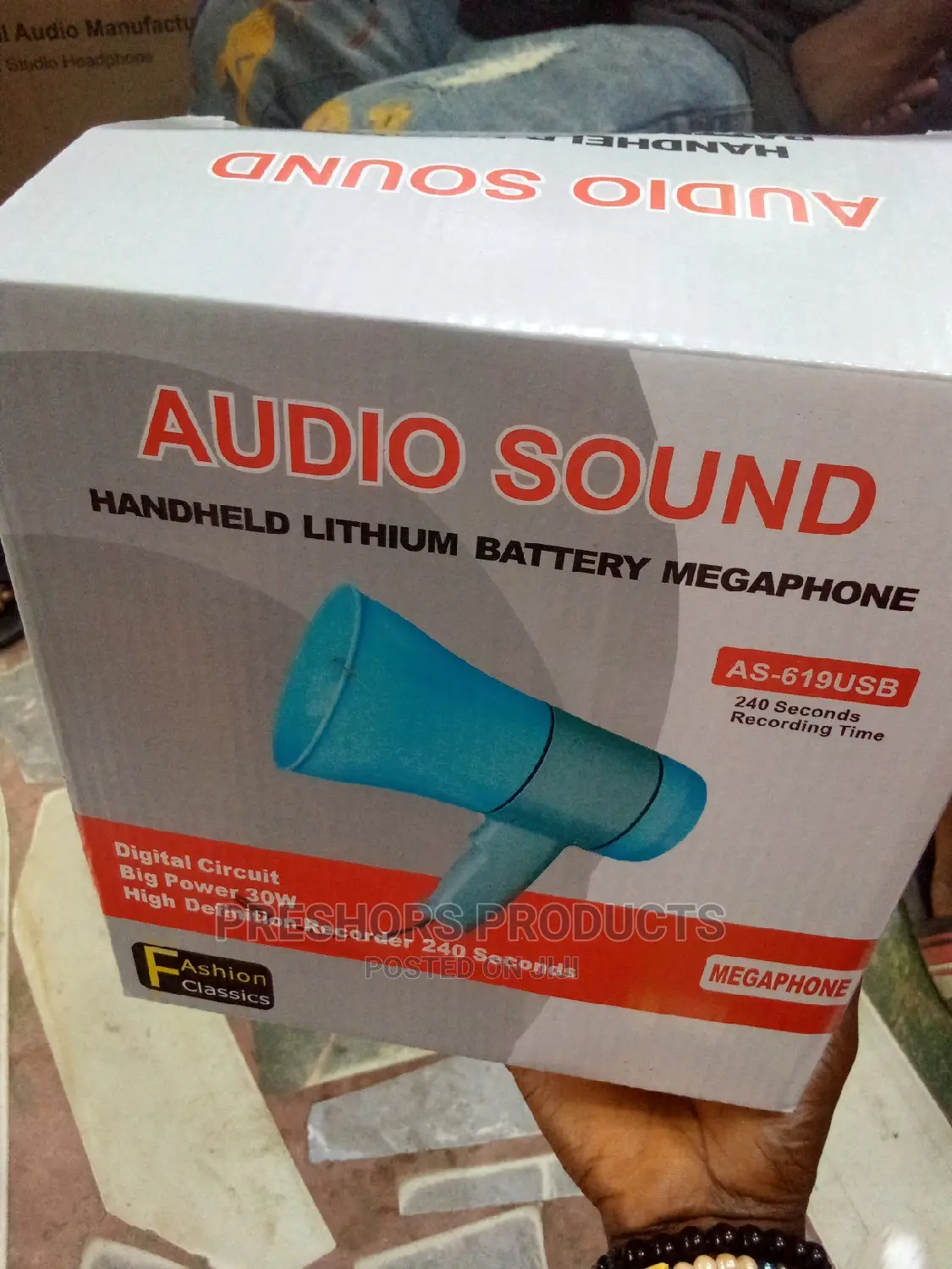 Handheld Megaphone 30 Watts