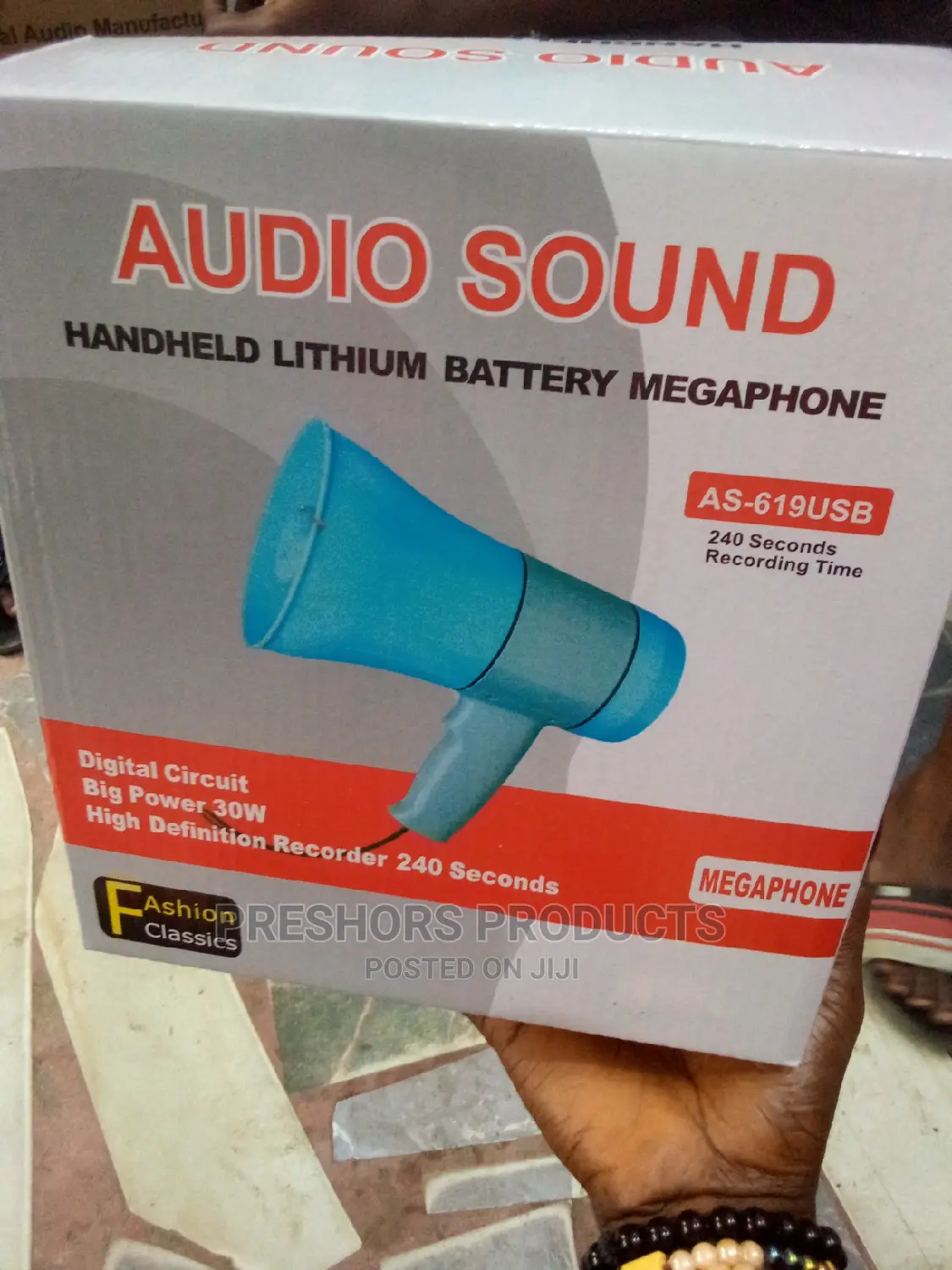 Handheld Megaphone 30 Watts