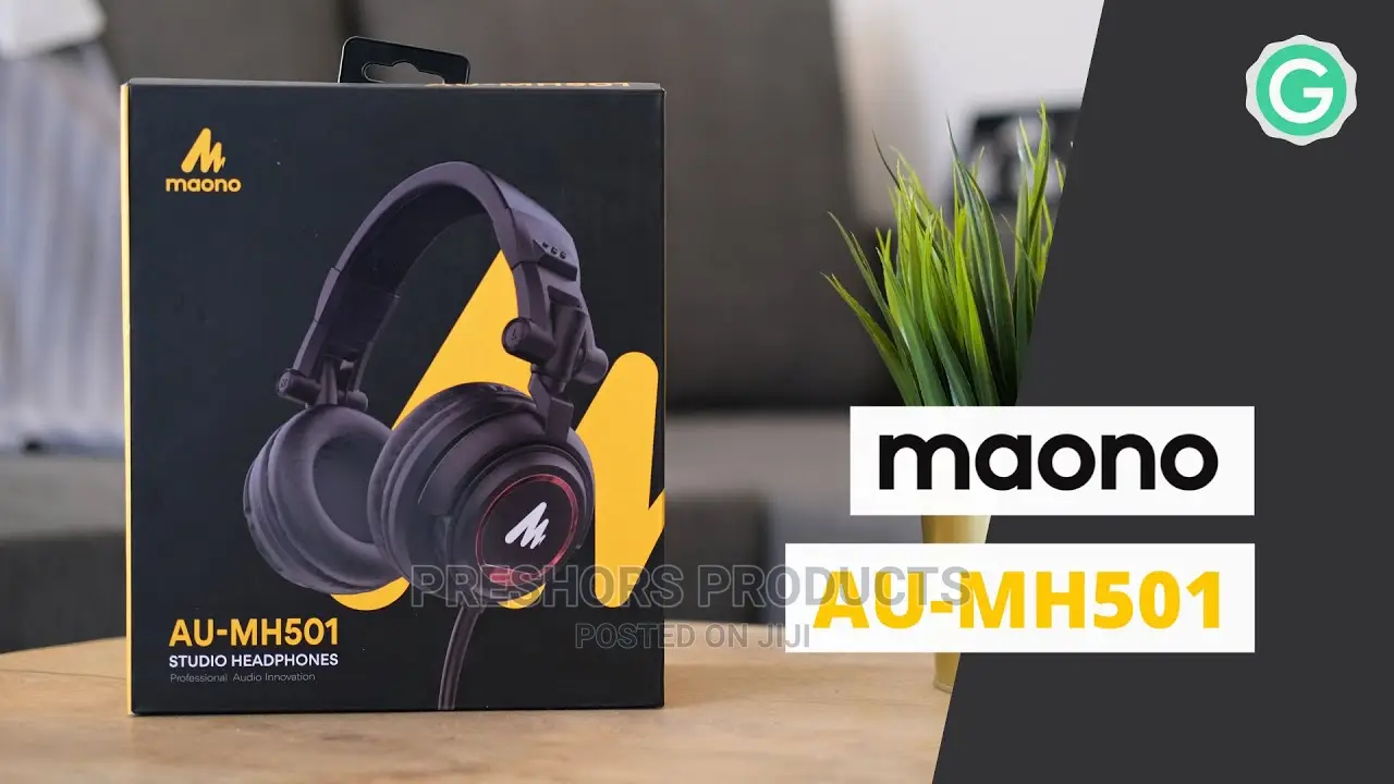 Au-Mh501 Professional DJ Studio Wire Headohone