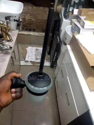 Black Wall Mount Toilet Brush