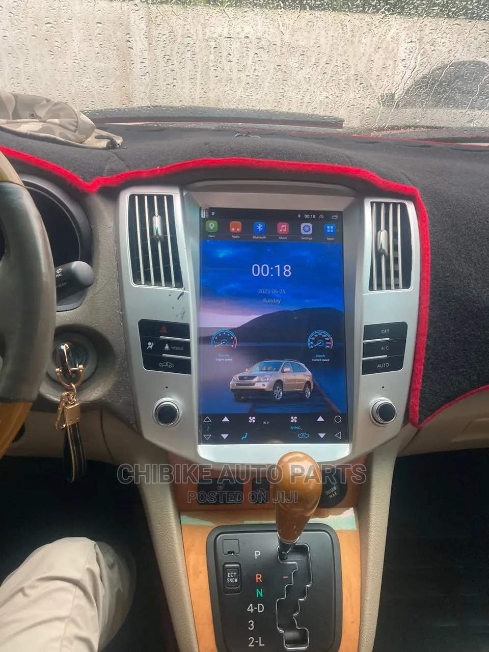 Rx330 Tesla Android Navigation Screen