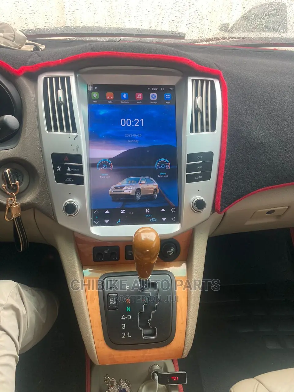 Rx330 Tesla Android Navigation Screen