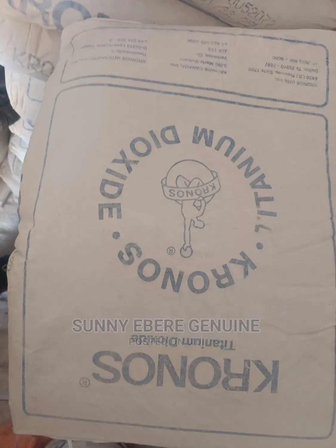 Kronos Titanium Dioxide, Kronox Titanium Dioxide