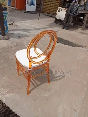 Acrylic Gold Chairs