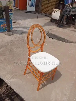 Acrylic Gold Chairs