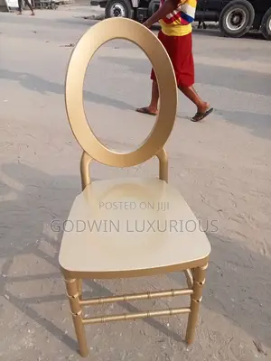 Gold O Back Chair