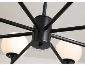 Matte Black Luxury Chandelier Light
