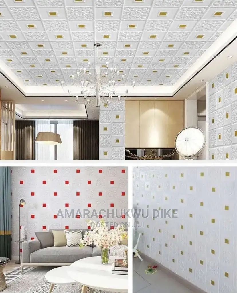 3d Quality Foam Self Adhesive Ceiling Panel Sticker