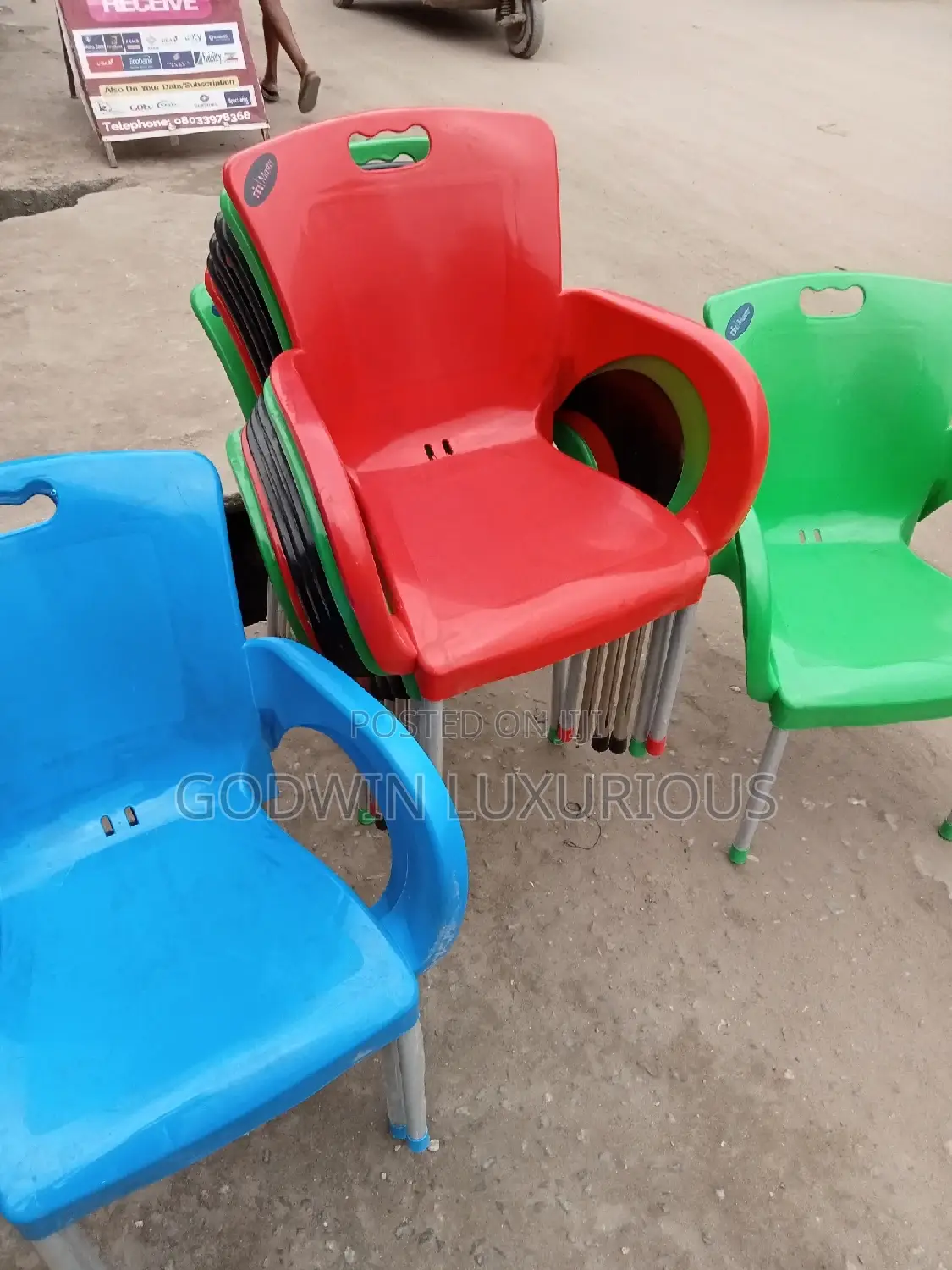 Iron Leg Chairs