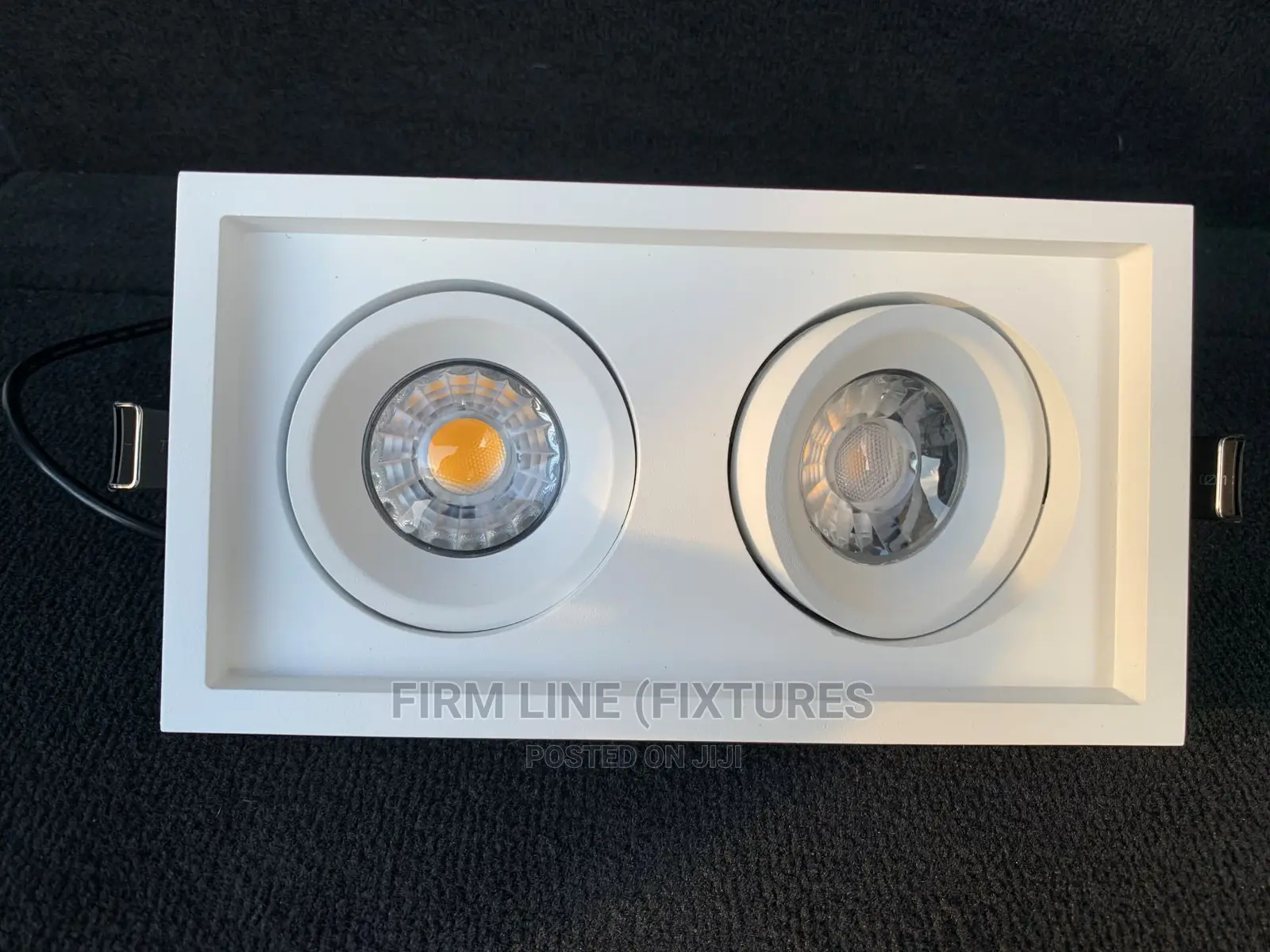 Double Downlight Slim Gimble Tiltable 2 X 9W
