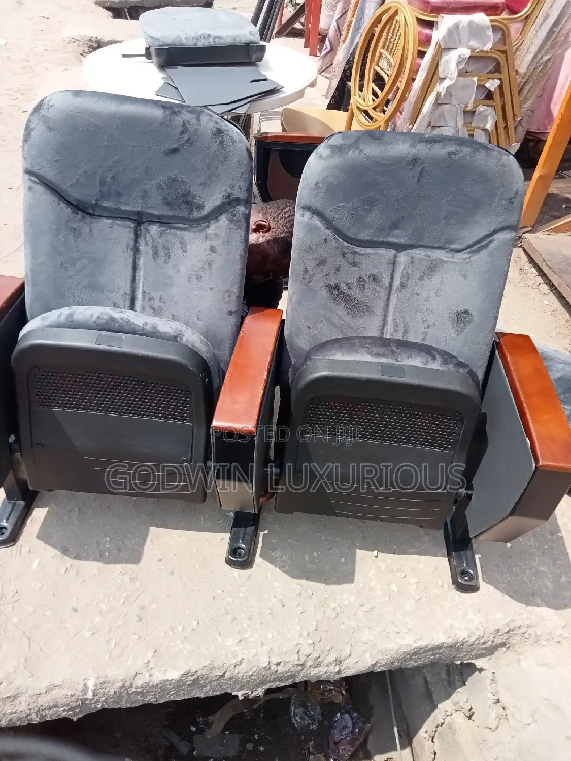 Gray Cinema Chairs