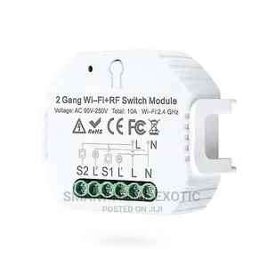 Tuya Mini Switch 2CH Smart Wifi + RF433 With Remote