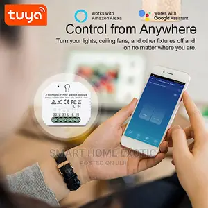 Tuya Mini Switch 2CH Smart Wifi + RF433 With Remote