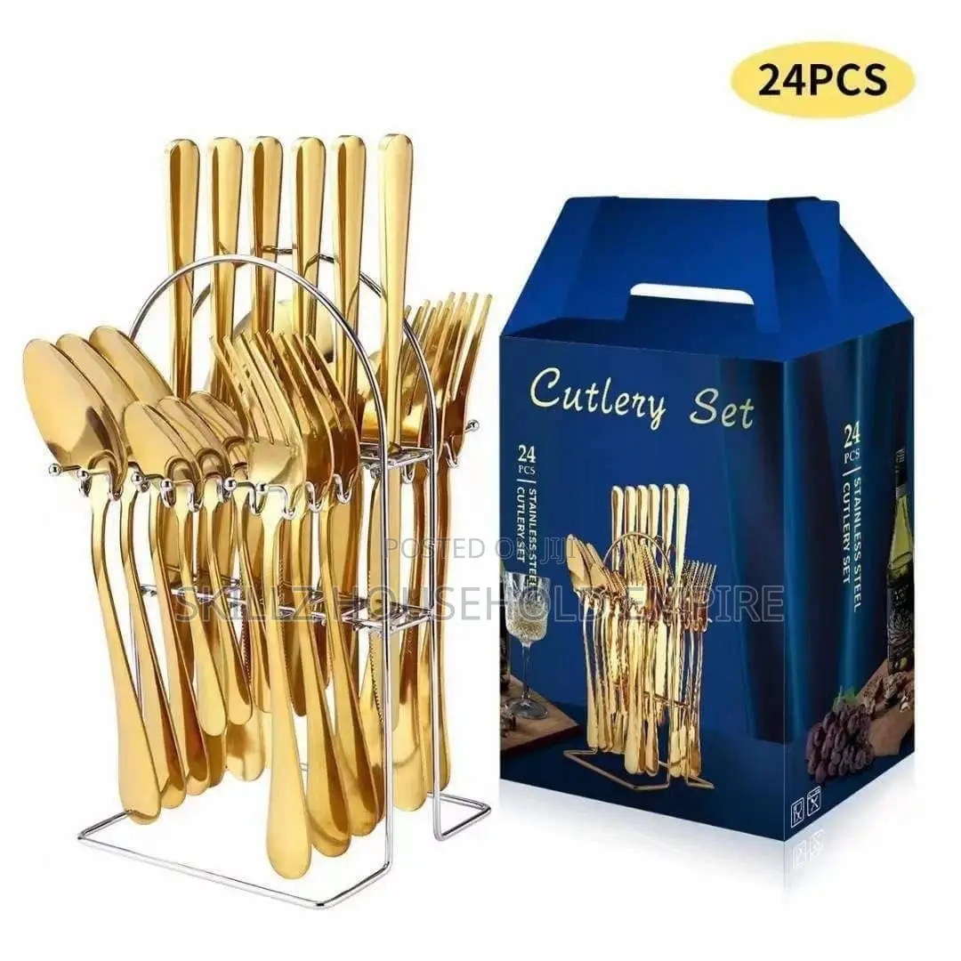 Gold Cutlery Set