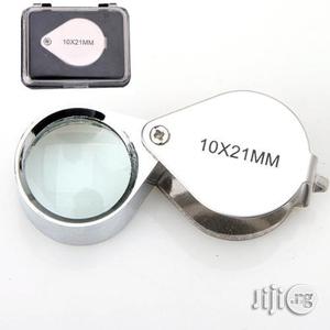 New Foldable 20x 21mm Glass Magnifying Lens