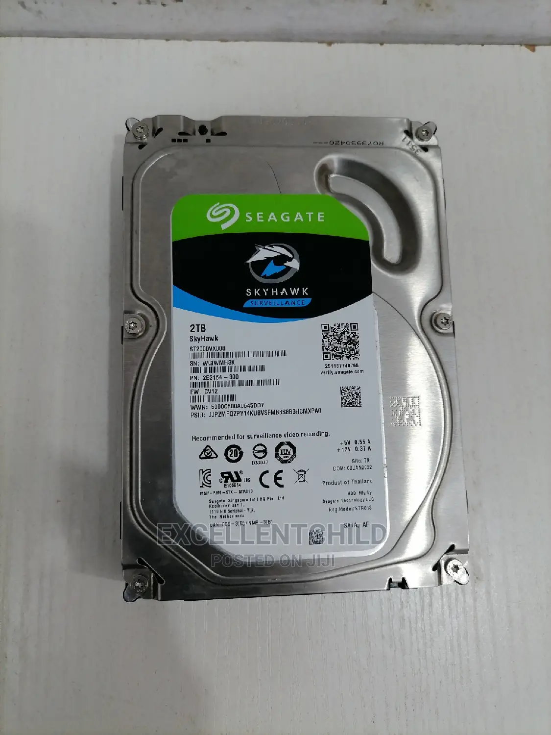 Seagate Skyhawk 2tb Sata Hdd Desktop