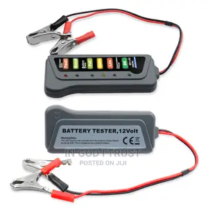 12v Digital Battery Alternator Tester With 6 Led