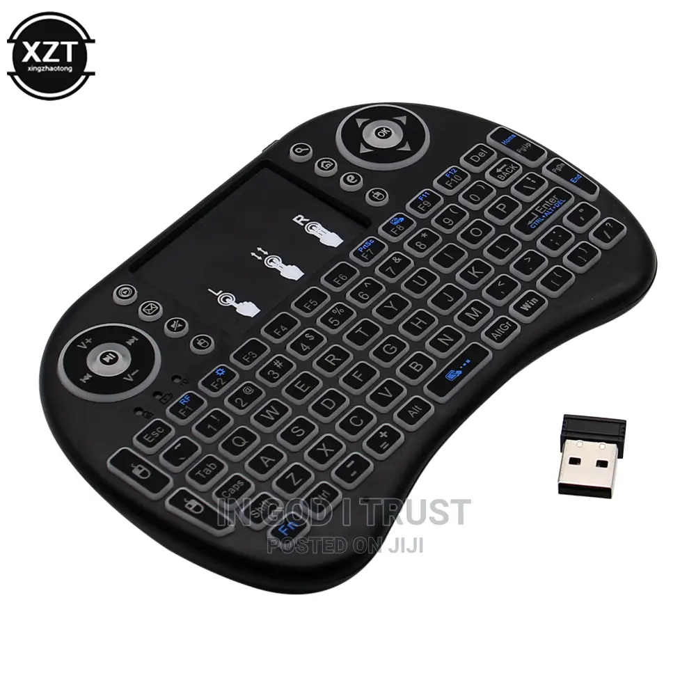 3 Color Backlit I8 Mini Wireless Keyboard 2.4ghz