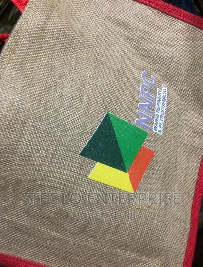 Mediym and Large Sixes Branded Jute Bags