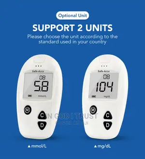 Sinocare Safe-Accu Blood Glucose Meter Glucometer Kit