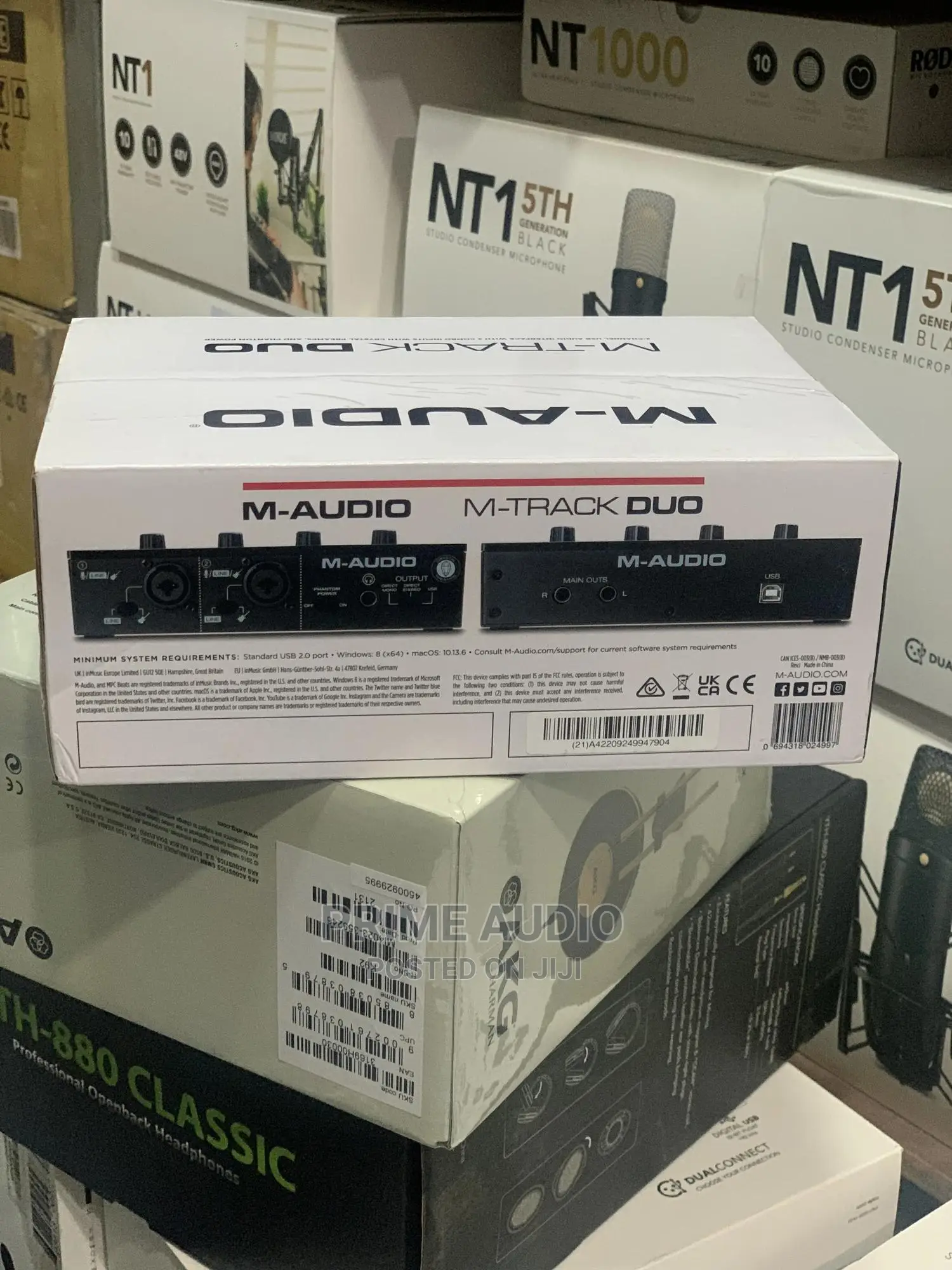 M-audio M-track Duo 2 Channel Soundcard Double Usb Interface