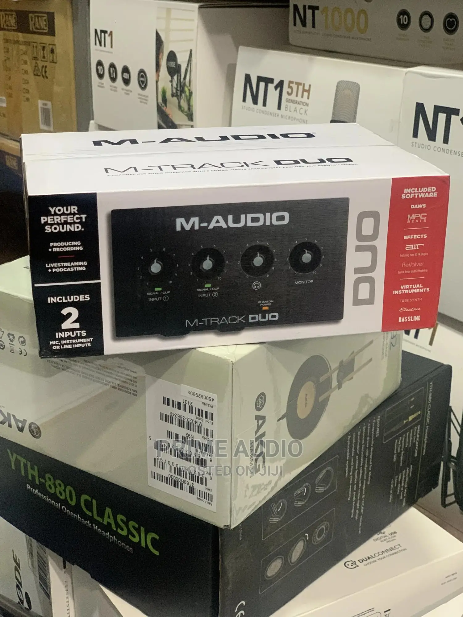 M-audio M-track Duo 2 Channel Soundcard Double Usb Interface