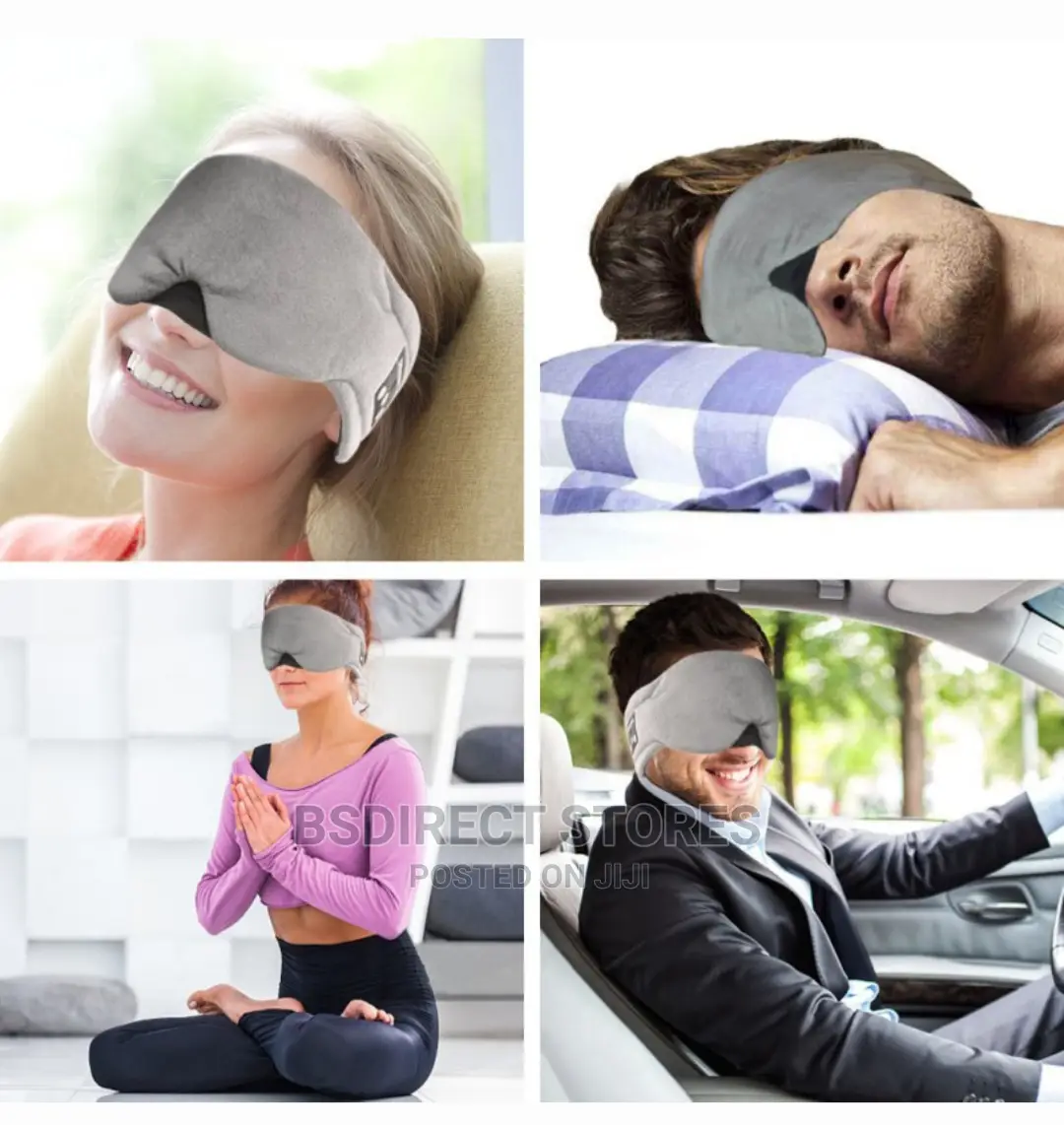Wireless Sleep Musical Eye Mask Headphones USB Rechargeable