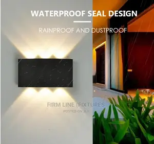 Curved (6w/3led Up/Down) Outdoor Waterproof Wall Light