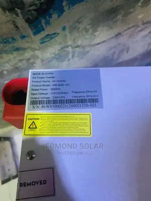 SS Power Solar Inverter 3kva 12v