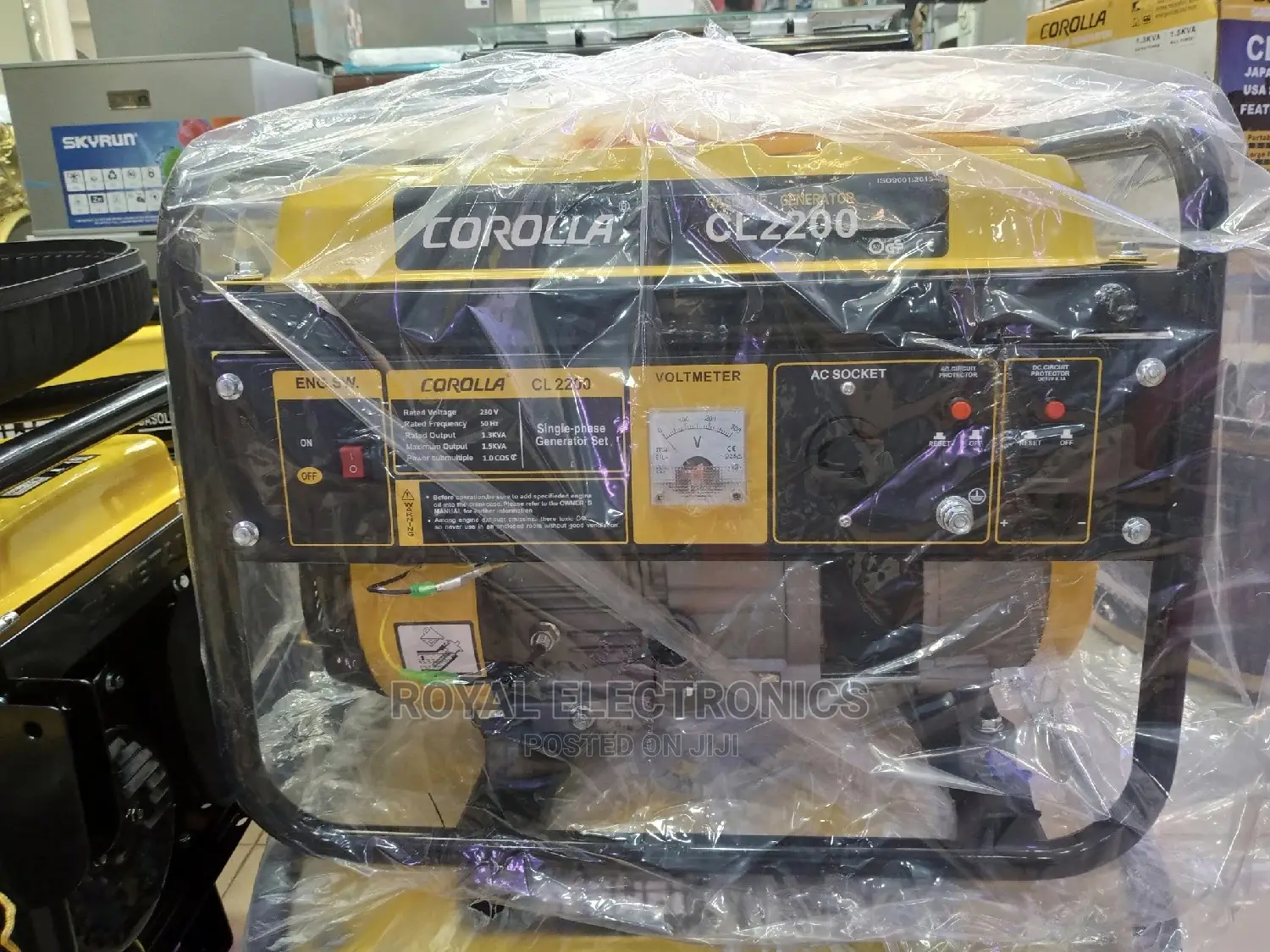 Generic Design Corolla 1kva/1.5kva Manual Generator