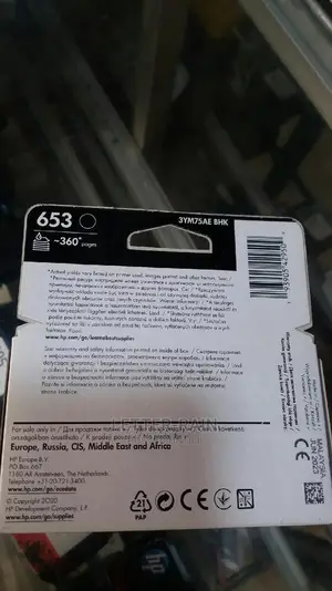 Original Hp Ink Cartridge 653
