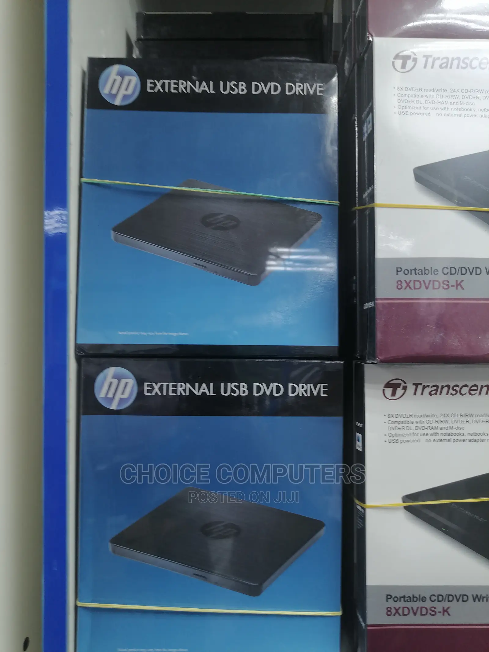 HP and Transcend External DVD Rewrittable