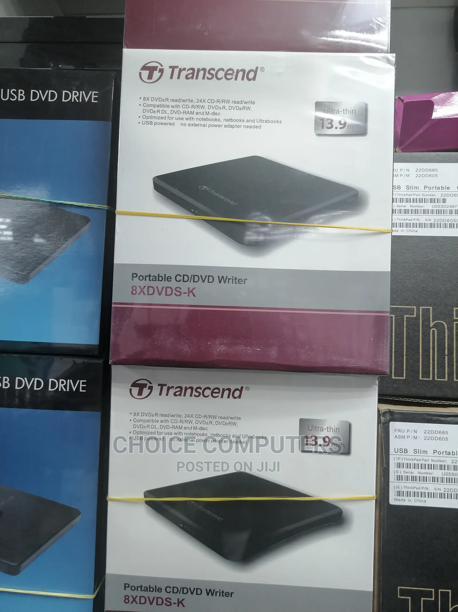 HP and Transcend External DVD Rewrittable