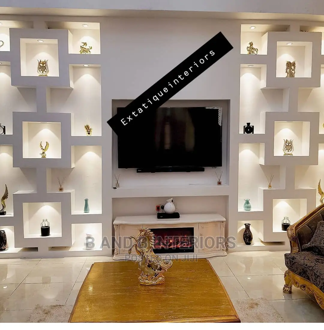 Walls Designed and TV Consoles Designed, Wall Glass Designs