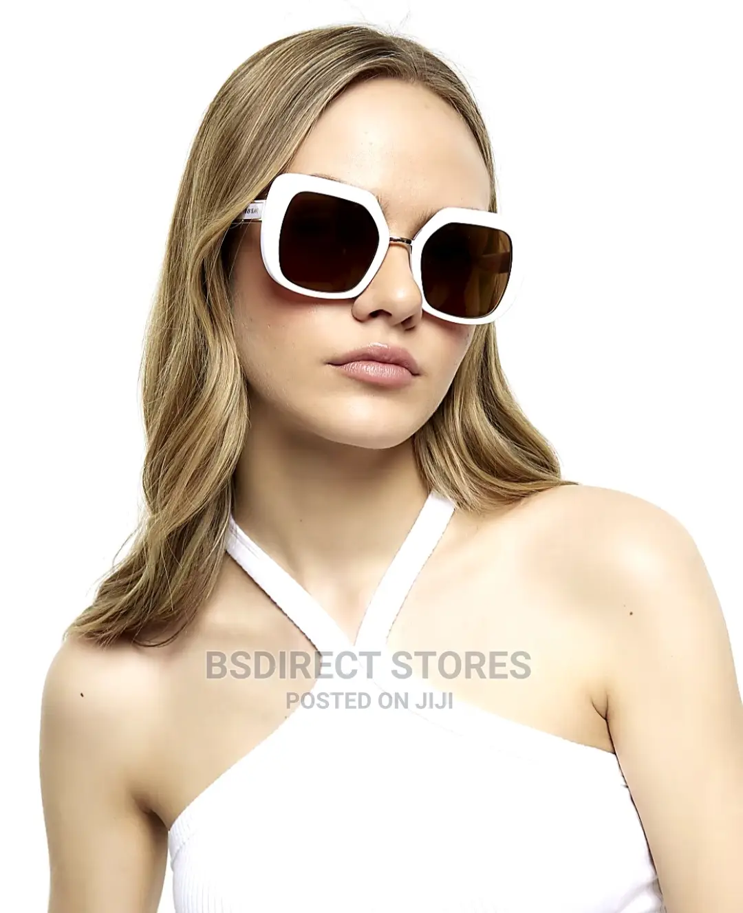 River Island WHITE Oversized Tinted Women's Sunglasses