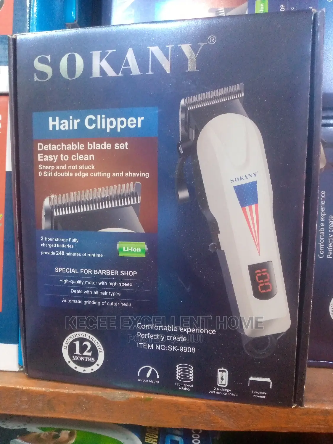 Sokany Cordless Hair Clipper