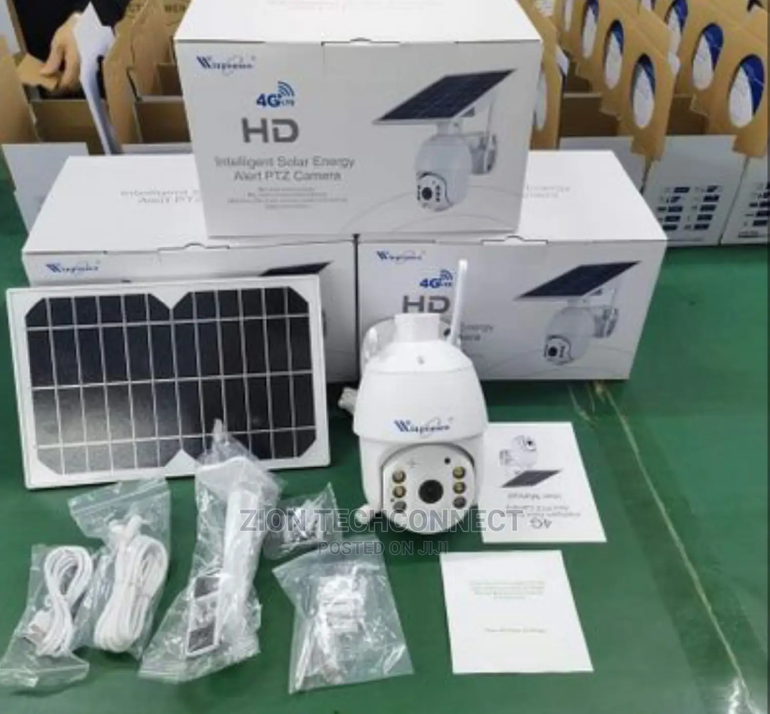 Solar Powered 4G PTZ Camera With Wireless Connection