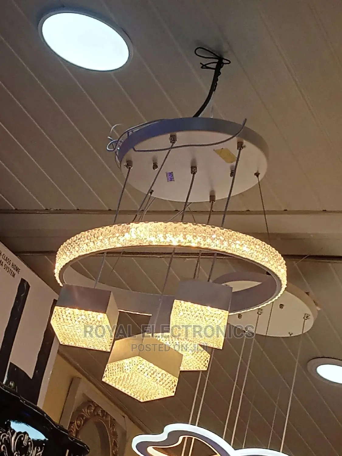 Dropping Chandelier Ceiling Light - 4"
