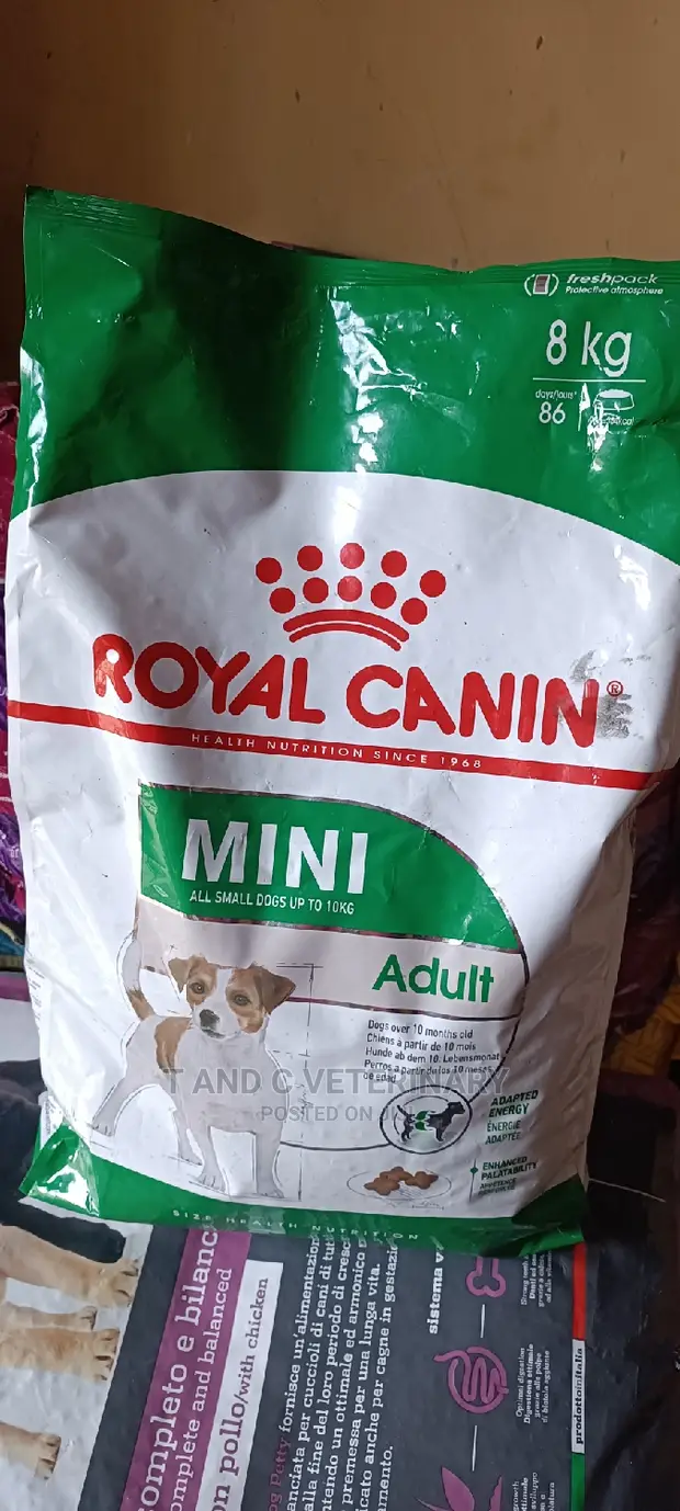Royal Canin Mini Adult 8kg in Agege Pet Accessories T And C Veterinary Jiji.ng