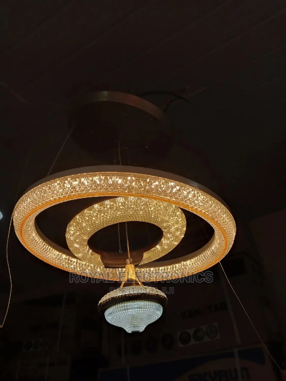 Flouristic Design Modern 3in1ring Chandeliers Pendant Light