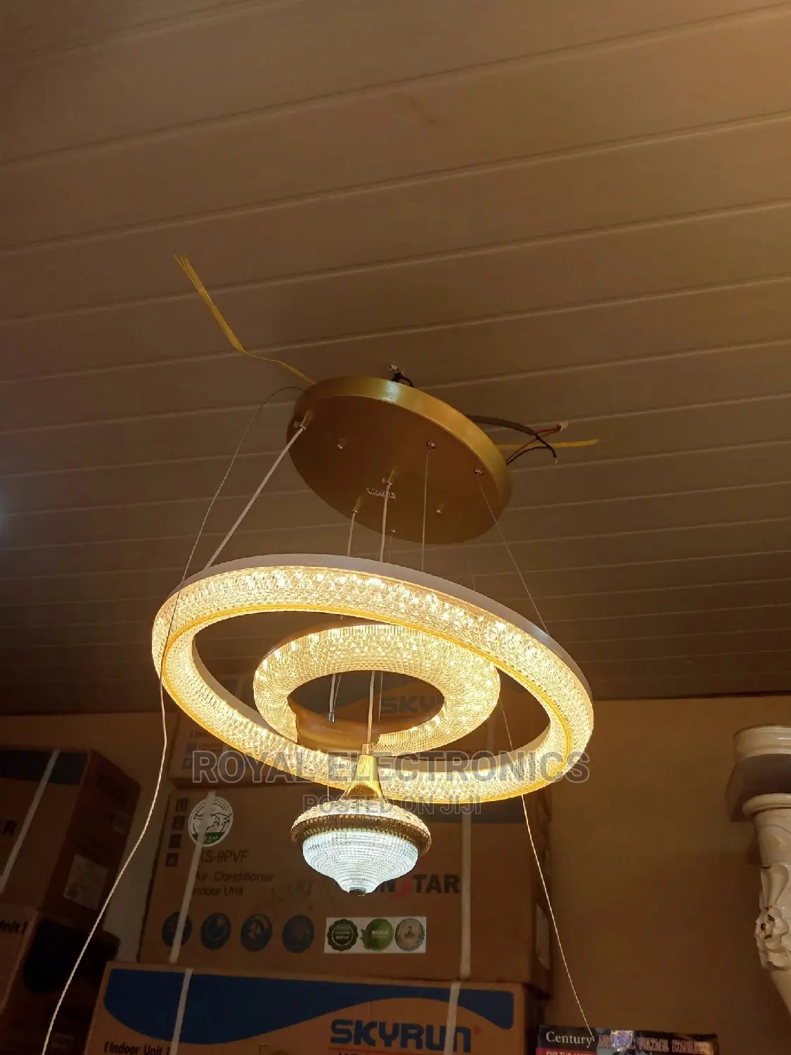 Flouristic Design Modern 3in1ring Chandeliers Pendant Light