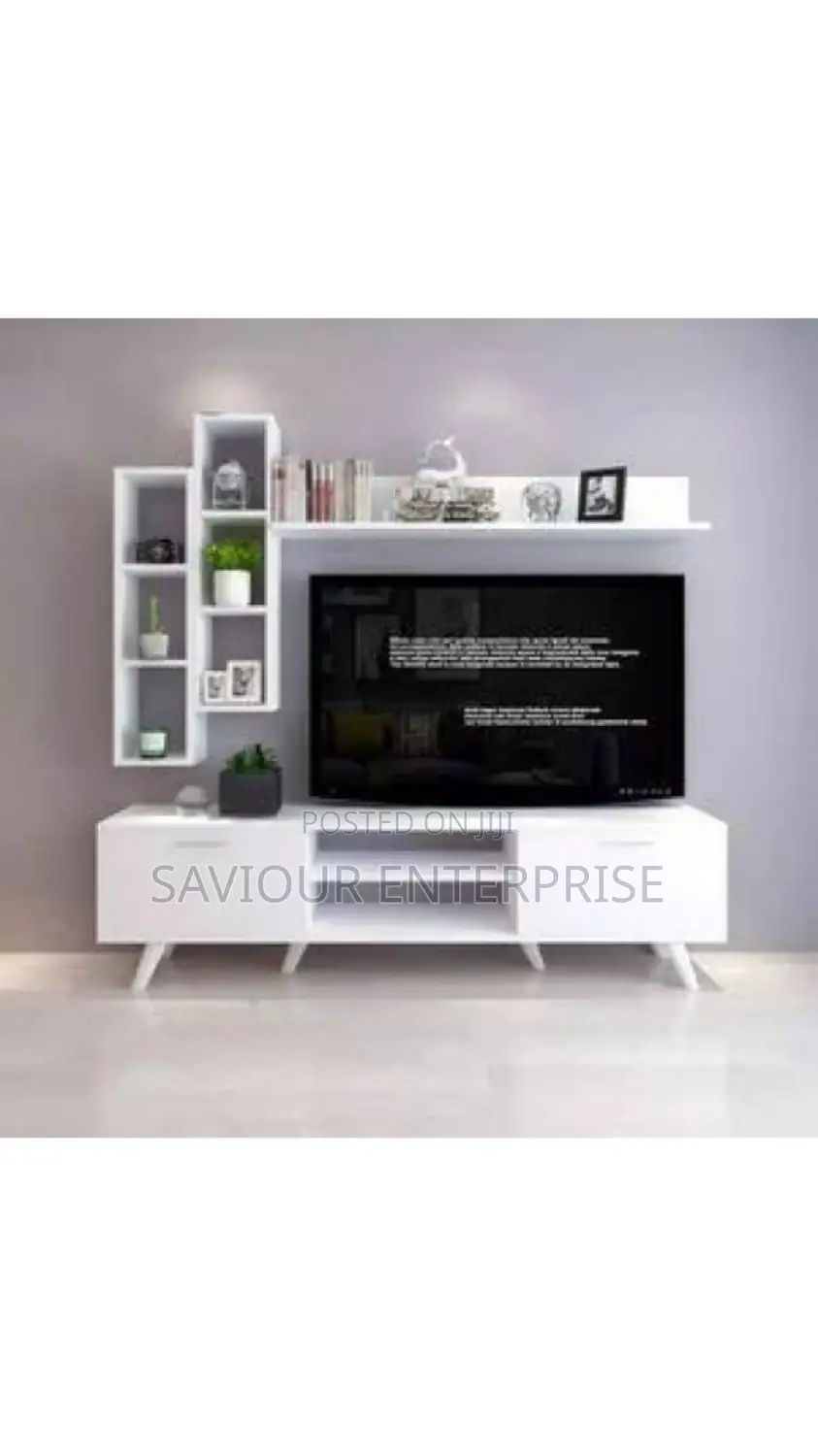 Executive Tv Stand With Wall Frames