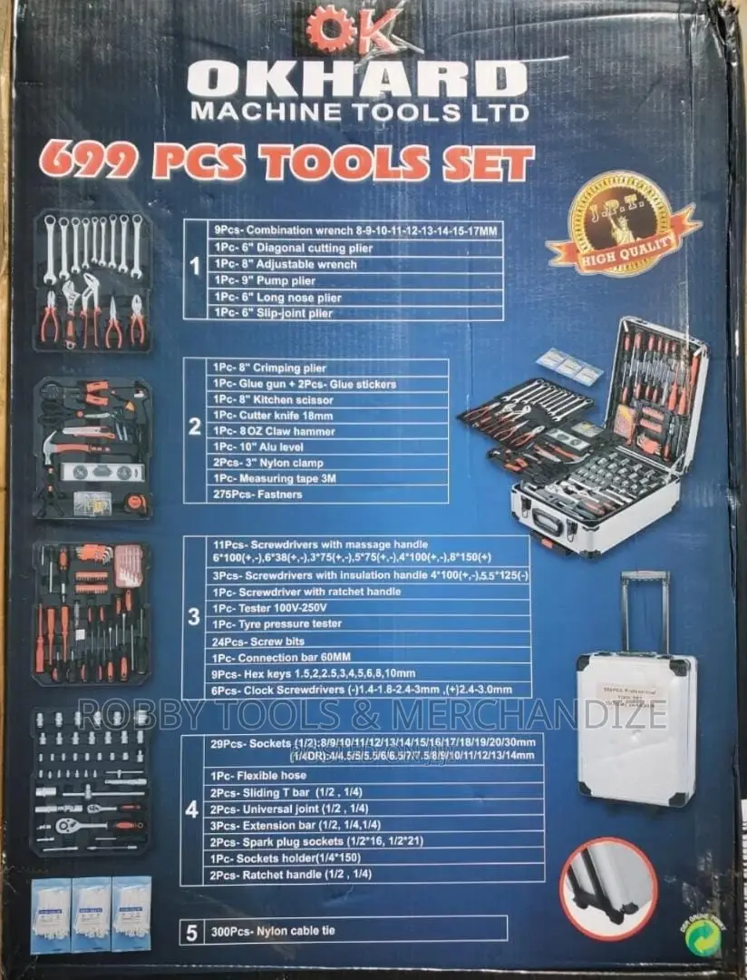 Chrome Vanadium Tools Set