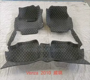 Drafted Leather Mat for Venza BLK