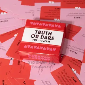 Truth or Dare Card for Couples Intimacy Dare Game Card