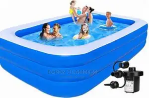 Rectangular Inflatable 4 Layer Pool (10' X 7' X 29")