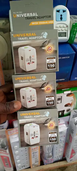 13 Amps Universal Travel Adaptor With 2 Usb