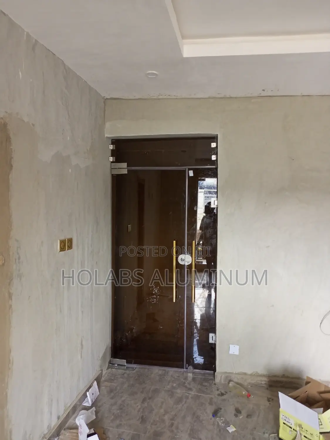 Swing Door Double With Simple Small