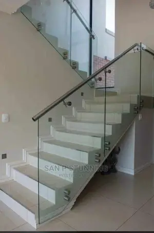 Glass Railing Design for Stairs