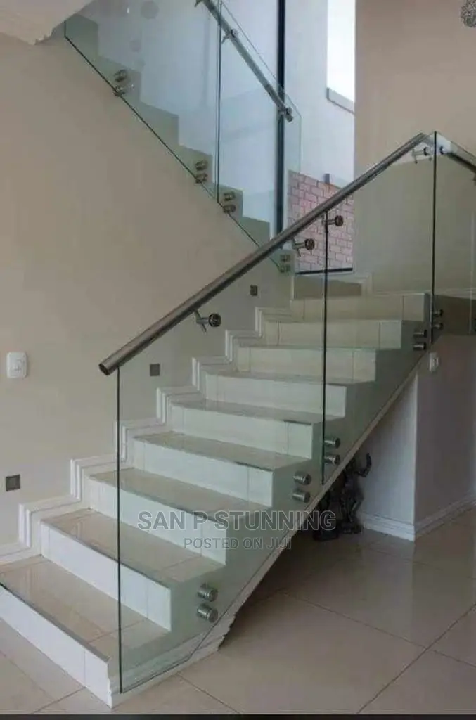 Glass Railing Design for Stairs